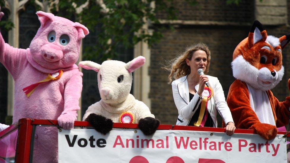 Vanessa Hudson campaigning in the 2015 election