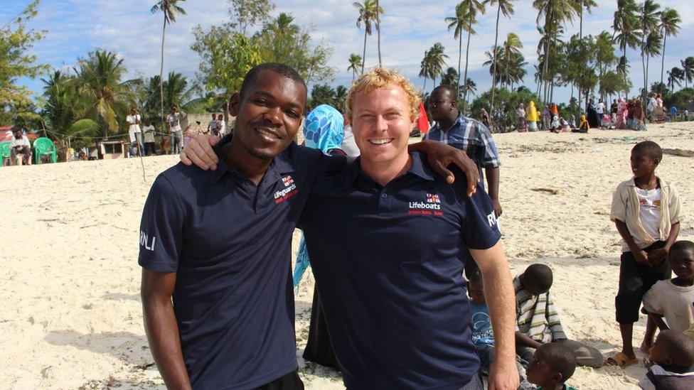 Darren is part of the RNLI team, providing support and technical assistance to lifeguards in Bangladesh