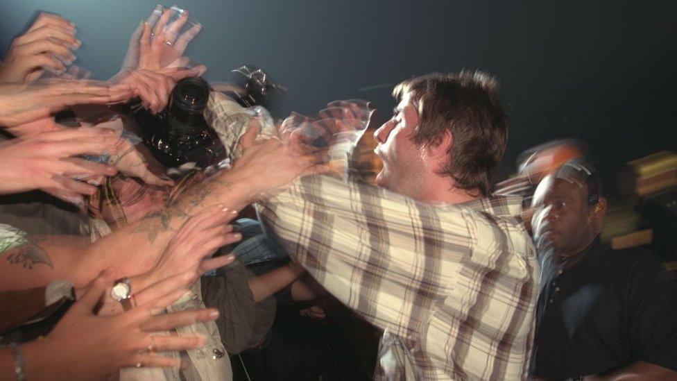An Oasis concert in 1997