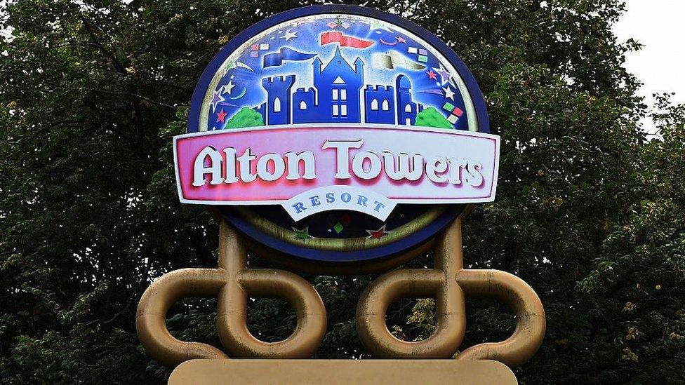 Alton Towers sign