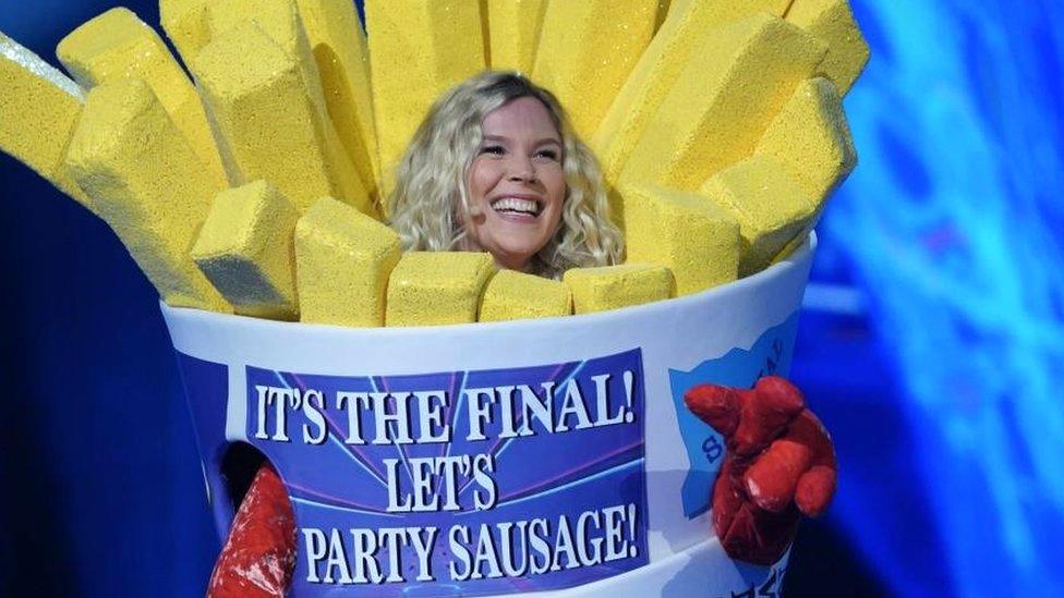 Joss Stone unmasked as Sausage