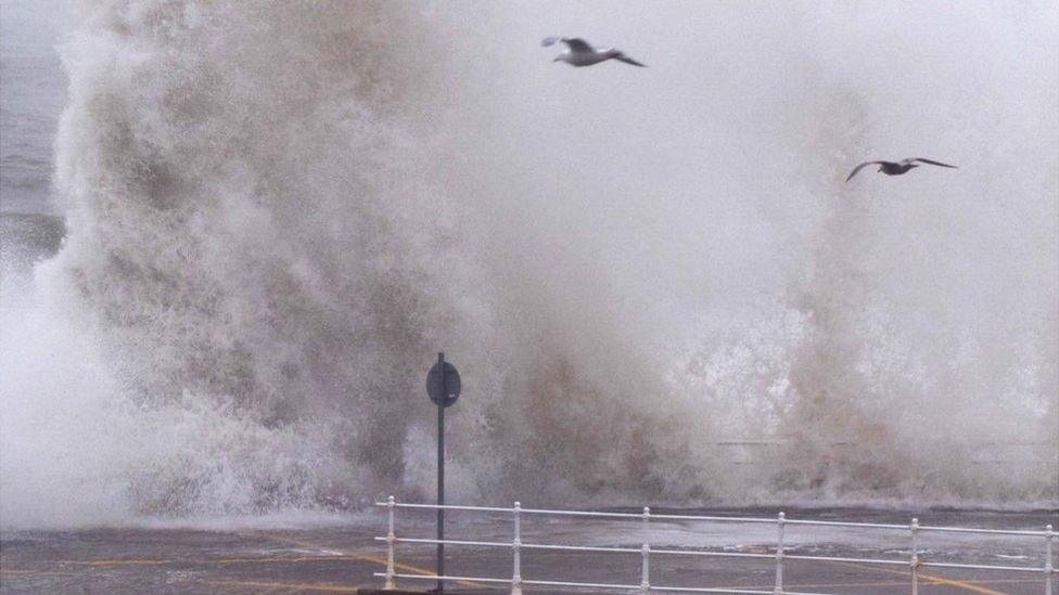 Waves at Aberystwyth