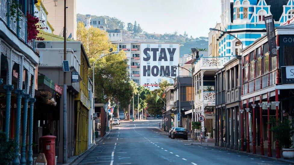 Street view in Cape Town