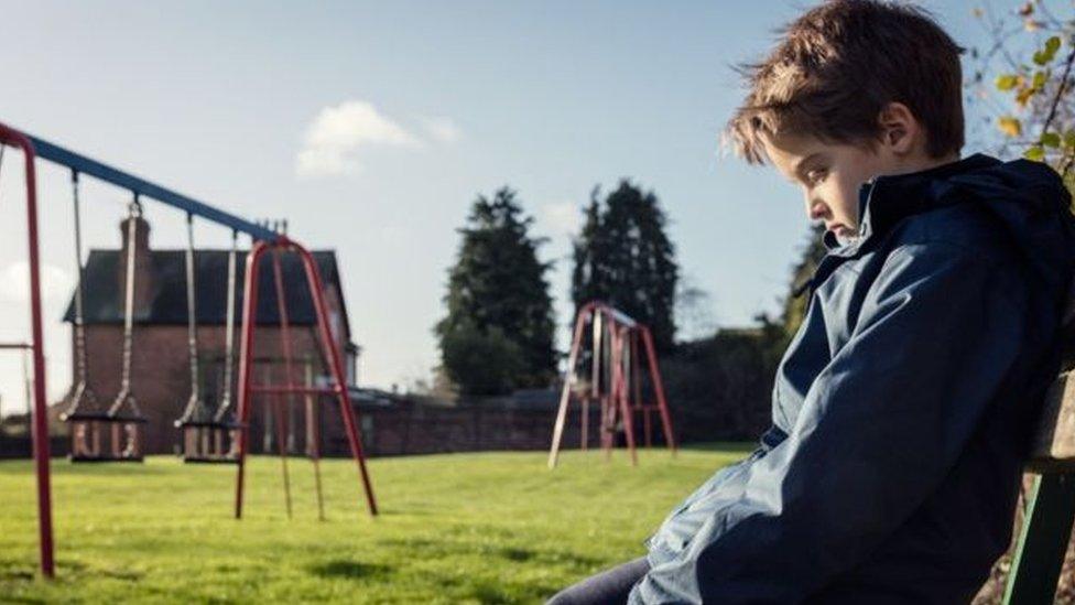 Child in a park