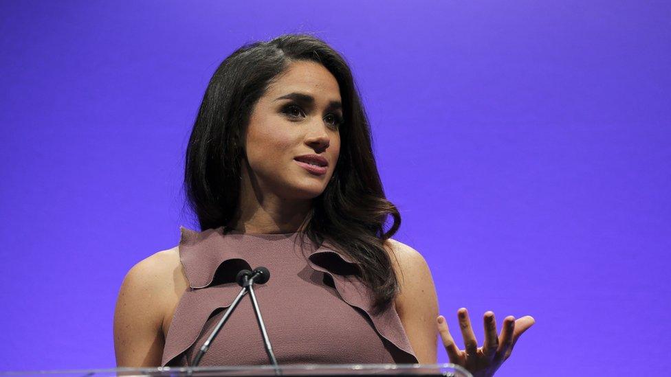 meghan markle giving a speech