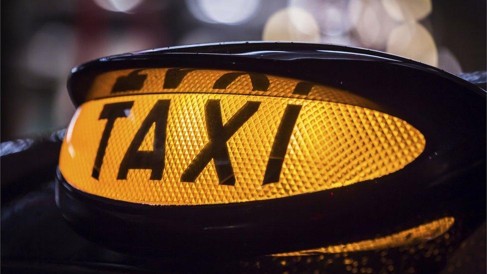 Taxi sign