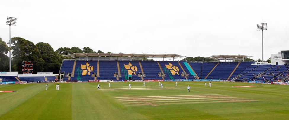 The Swalec stadium in Cardiff