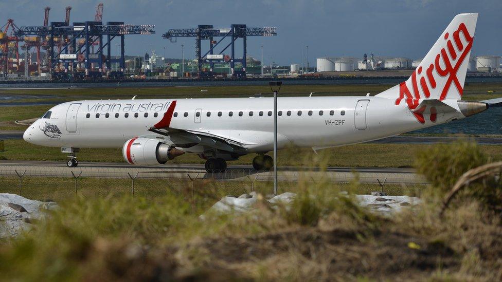 A Virgin Australia plane