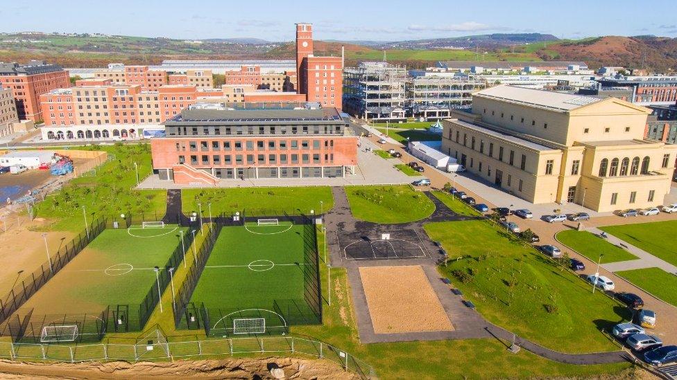 Swansea University's Bay campus