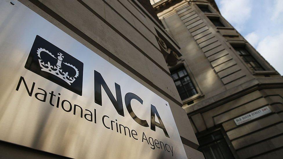 The National Crime Agency in Westminster, London