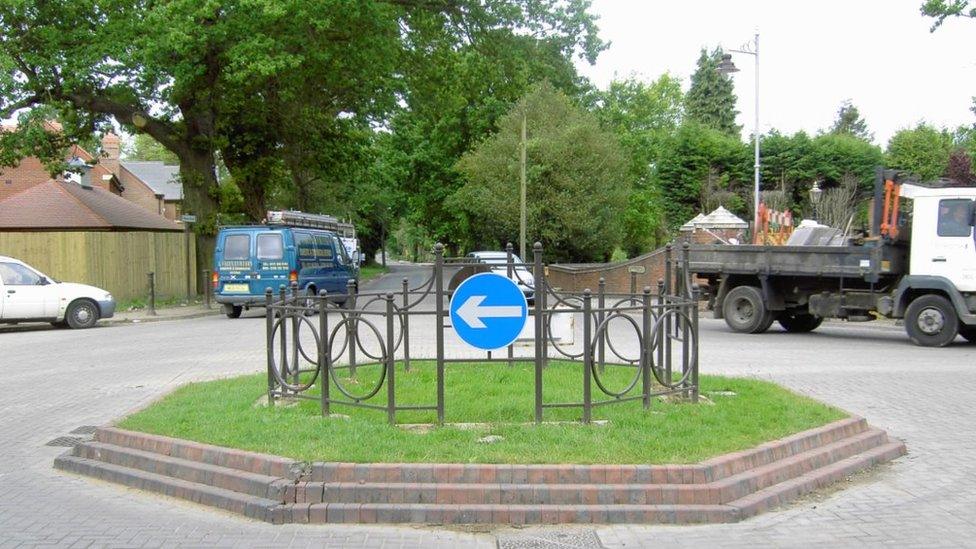 Roundabout in Solihull