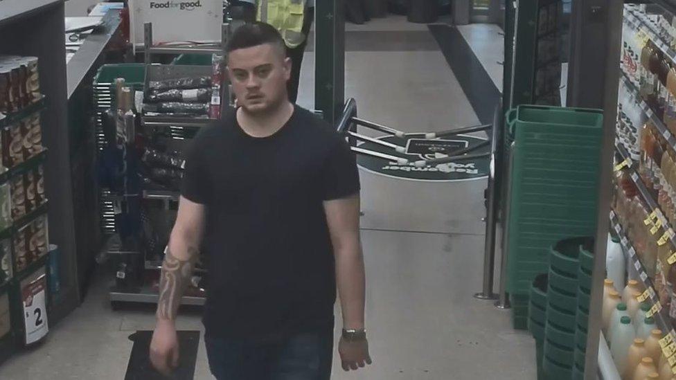 Jesse Kempson in a supermarket in Auckland