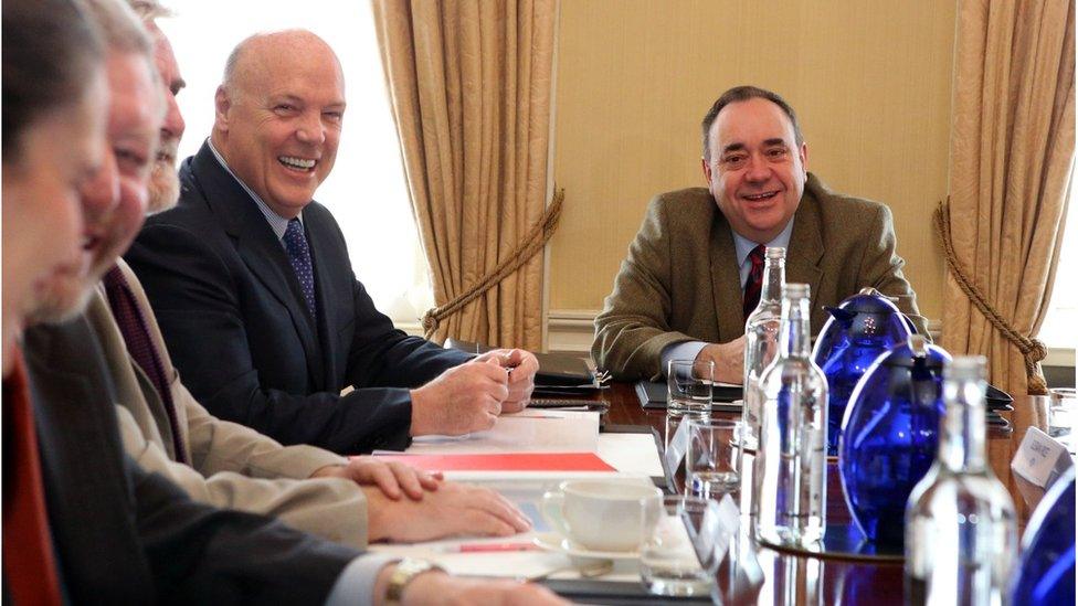 Jim McColl and Alex Salmond