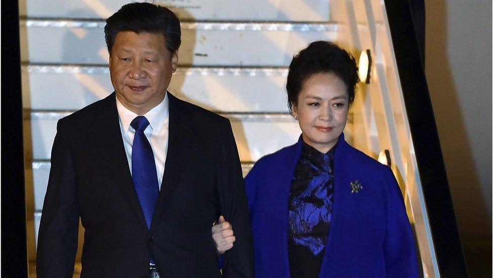 Chinese President Xi Jinping and his wife Peng Liyuan