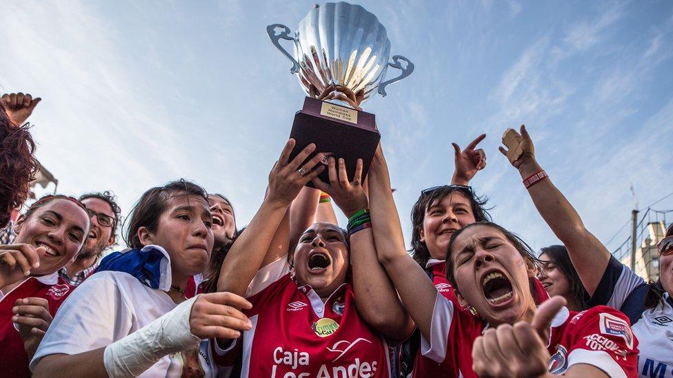 Chile's women won the world cup in their home country in 2014