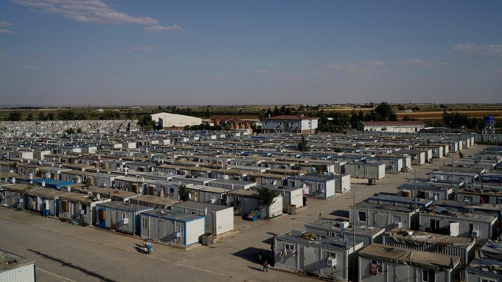 A general view of the Harran refugee camp is seen in the Sanliurfa province, Turkey, June 6, 2016