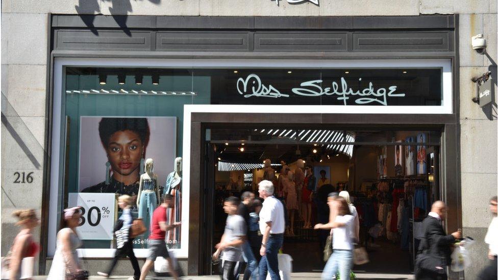 Miss Selfridge on Oxford Street