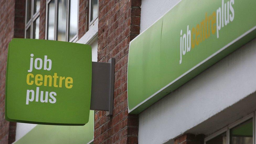 Job Centre sign