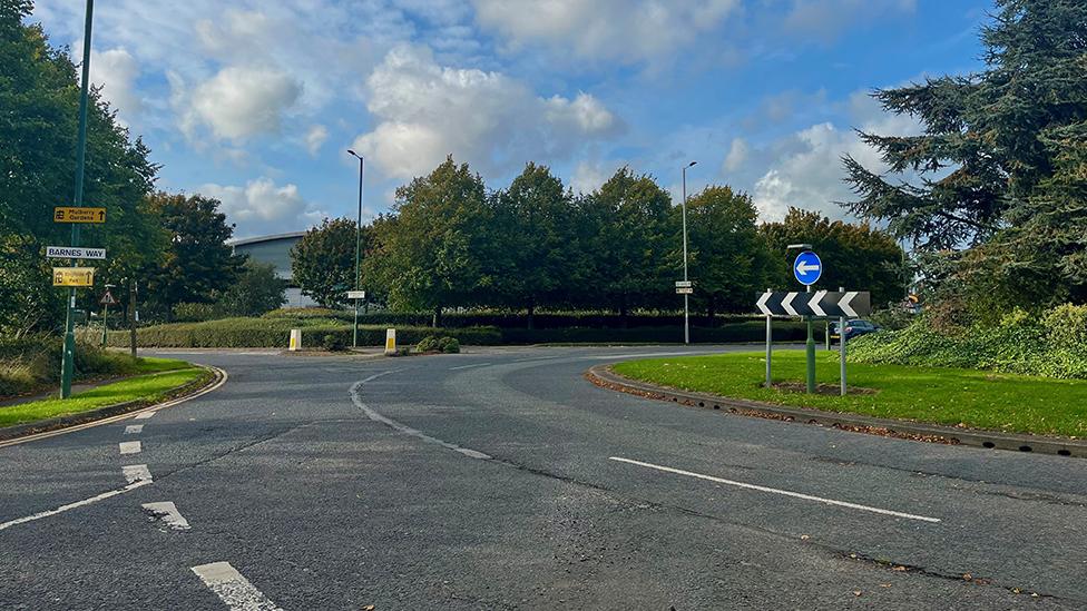 Barnes Way roundabout