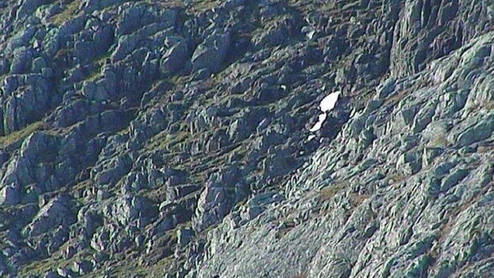 Snow patch in Glen Coe