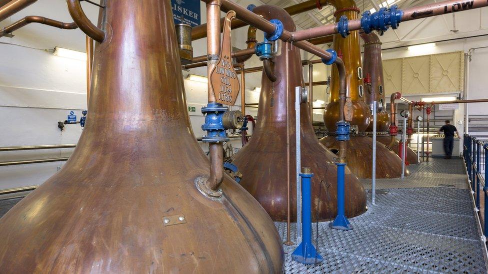 Whisky distillery