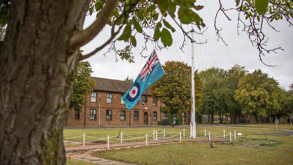 Flag at half mast