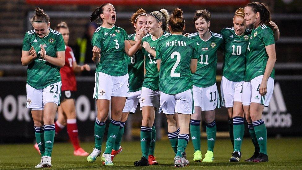 Northern Ireland's women team