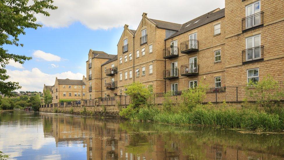 Riverside flats in Leeds