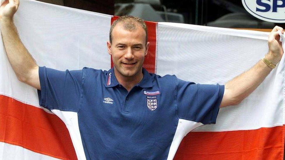 Alan Shearer at Euro 2000 in Portugal