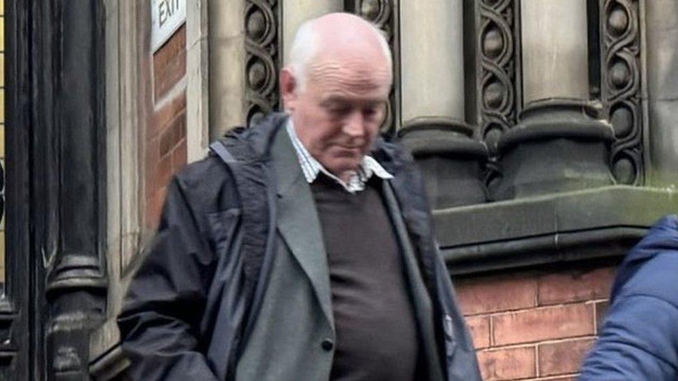 Martin Falshaw outside York Magistrates' Court