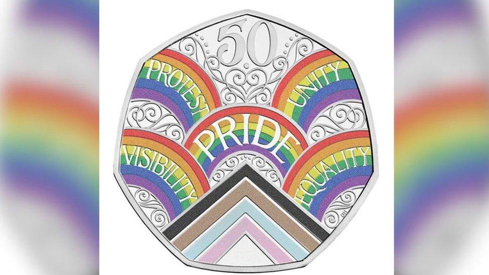 Rainbow 50p