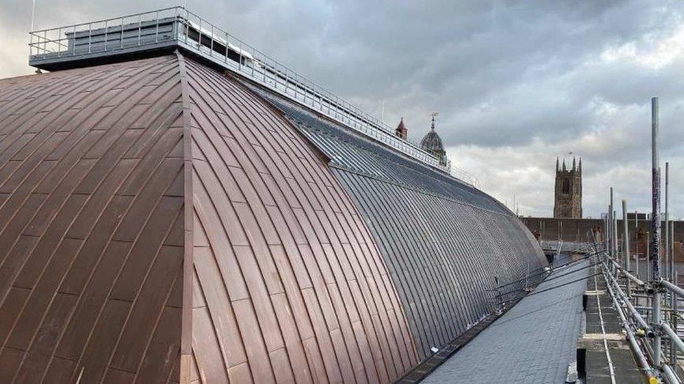 Derby Market Hall roof