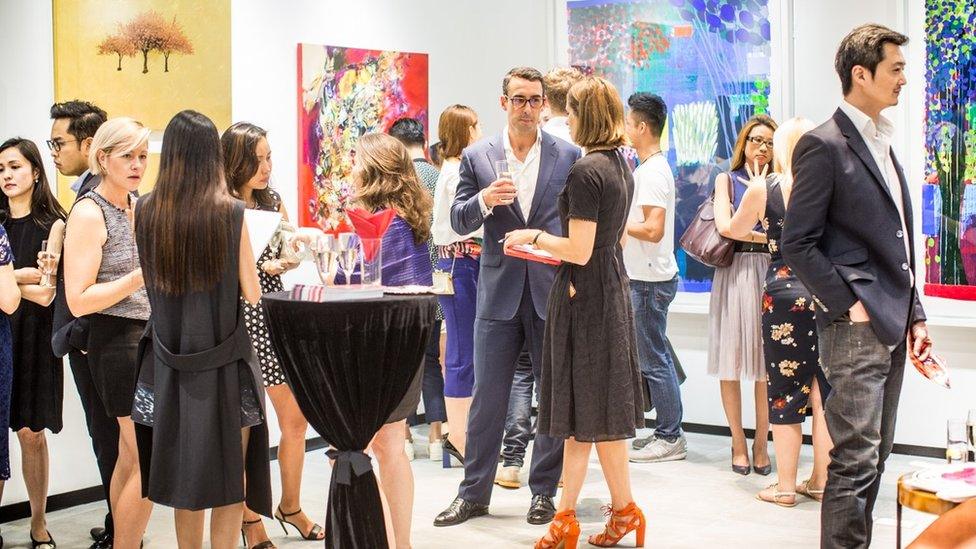 Rise Art pop-up month long exhibition in Hong Kong