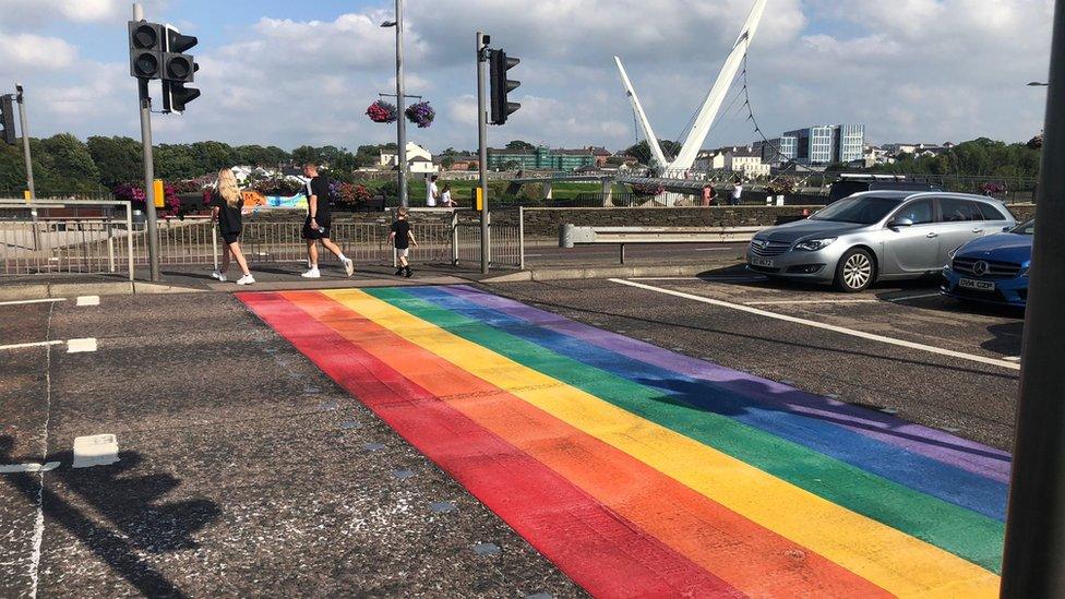 derry rainbow crossing