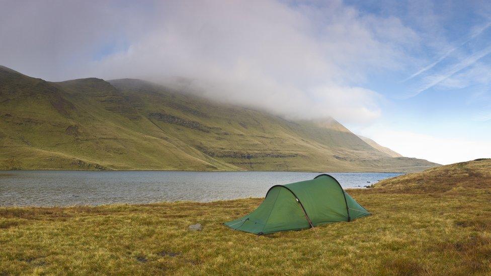 Wild camping in Wales