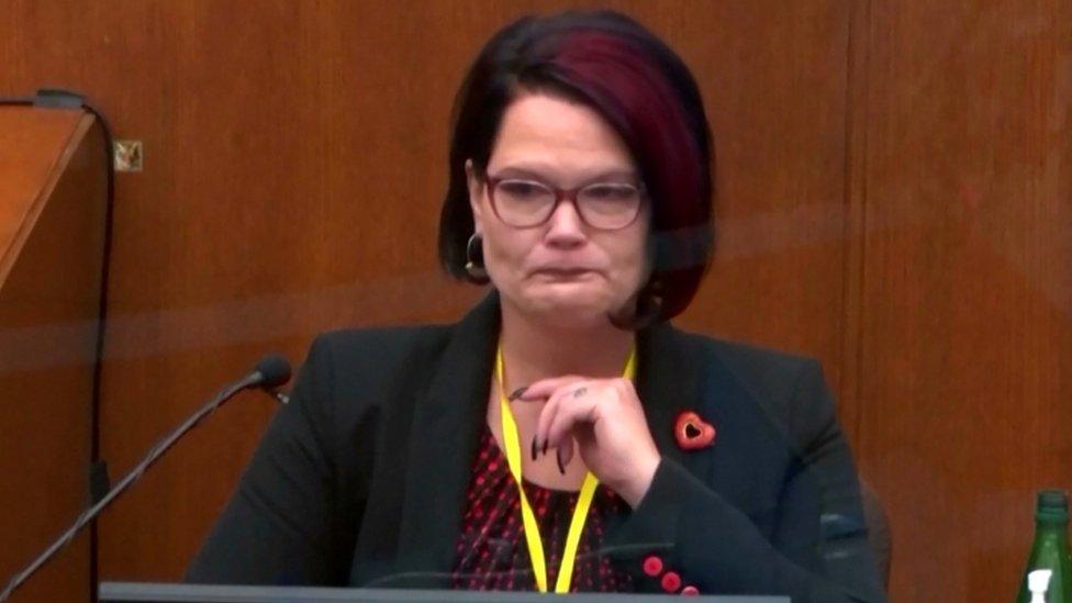 Courtney Ross gives evidence on 1 April 2021