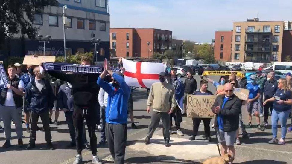 Protests at Southend United