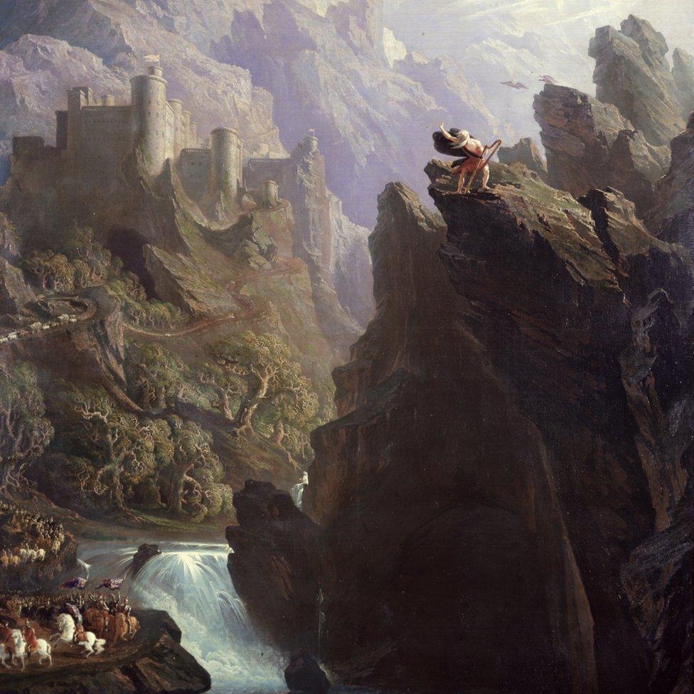 The Bard by John Martin, c. 1817. Image courtesy of Laing Art Gallery, Newcastle upon Tyne