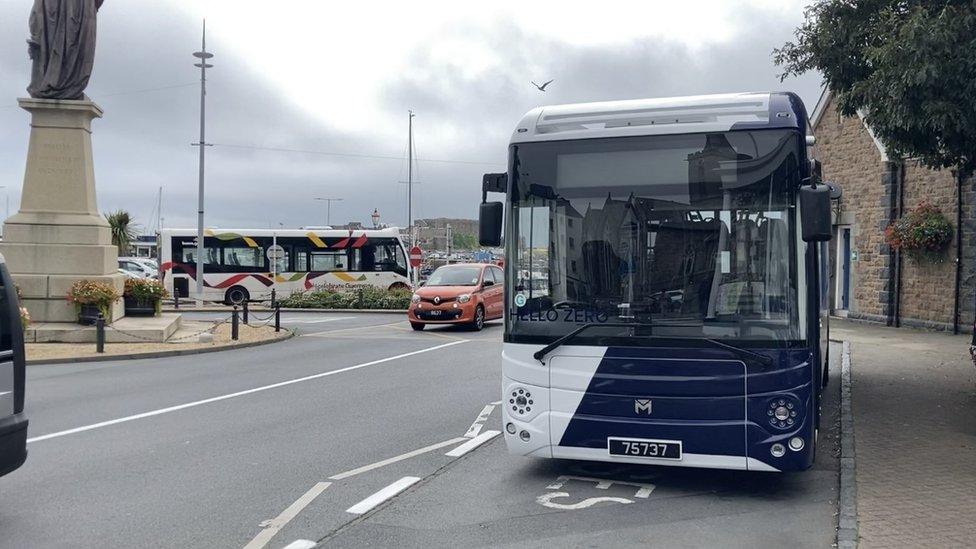 Trial electric bus