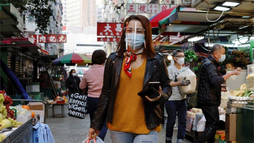 Hong Kong shoppers