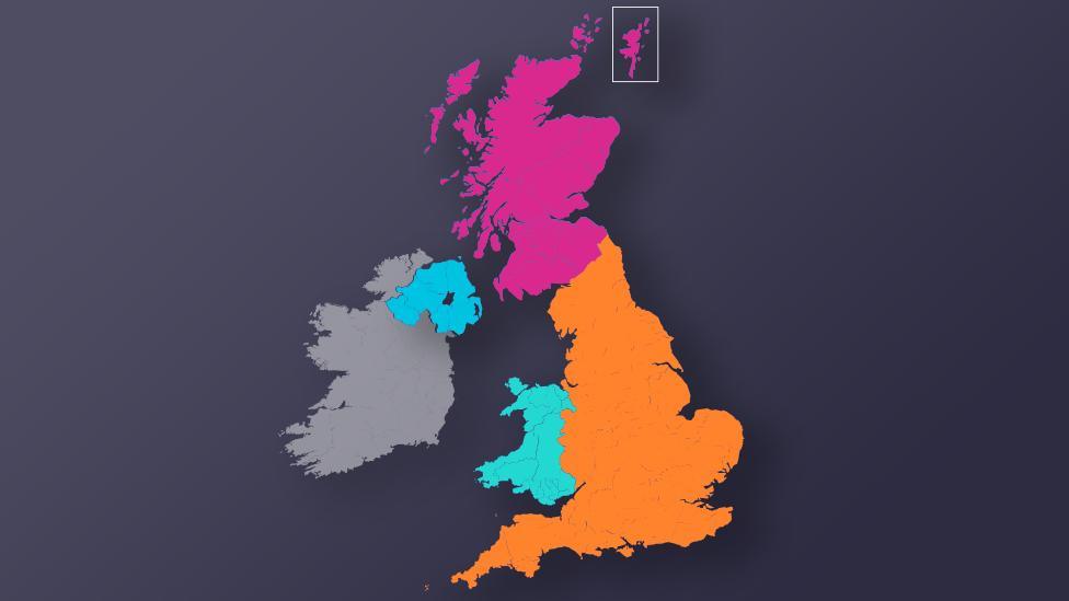 UK map