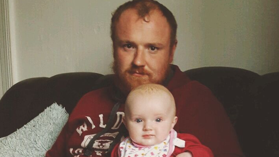 Luke Ginniver and his daughter Mili Wyn