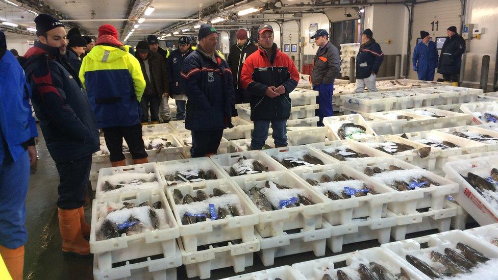 Peterhead fish market