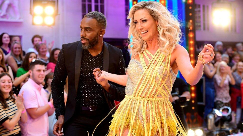 Charles Venn and Faye Tozer