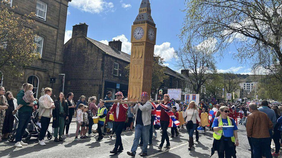 A model of Big Ben at 2023 carnival 