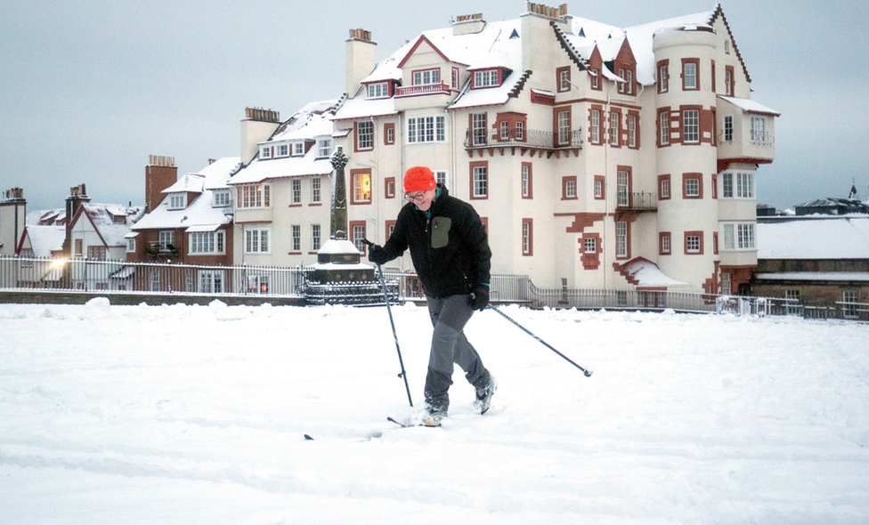 Edinburgh skier