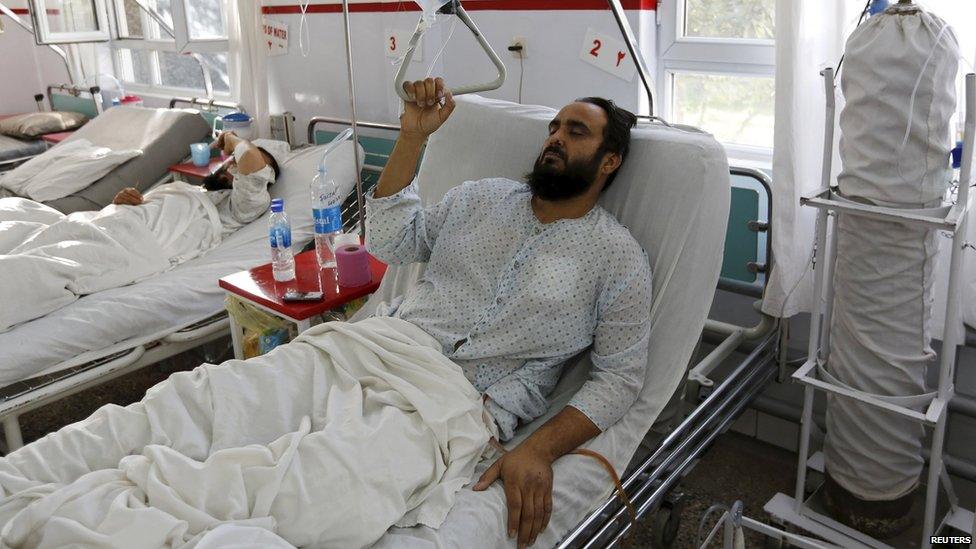 A man who survived a US strike on an Afghan hospital