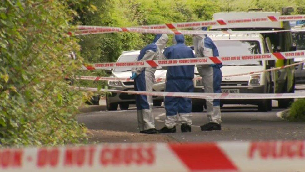 Havant stabbing scene