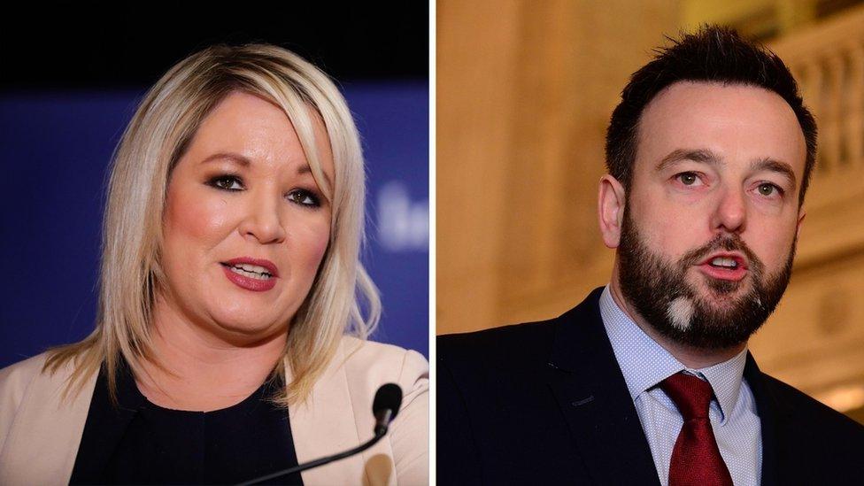 Michelle O'Neill and Colum Eastwood