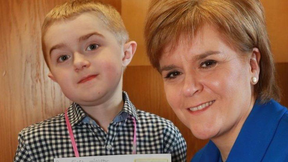 Michael Young Nicola Sturgeon